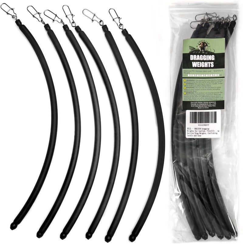 VMSIXVM Dragging Weights for Catfish, No Snag Sinker Drag Drift Fishing Weight for Bottom Bouncing, Trolling, Drifting, Snagless Catfishing Sinker Tackle Gear and Equipment - Image 1